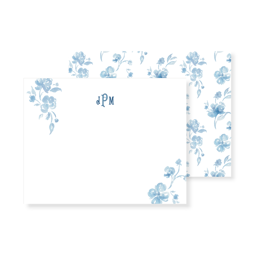 Personalized Monogrammed Stationery Set for Women With Cards With