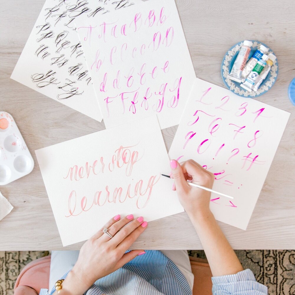 Calligraphy in Ten Easy Lessons (Lettering, Calligraphy, Typography)