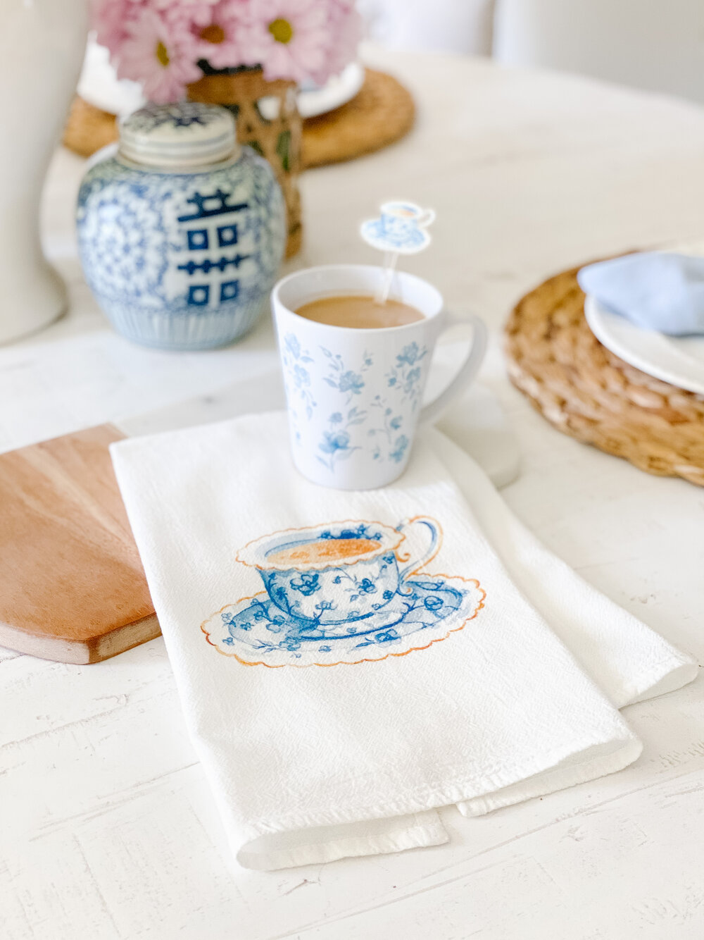 Tea Set Tea Towel