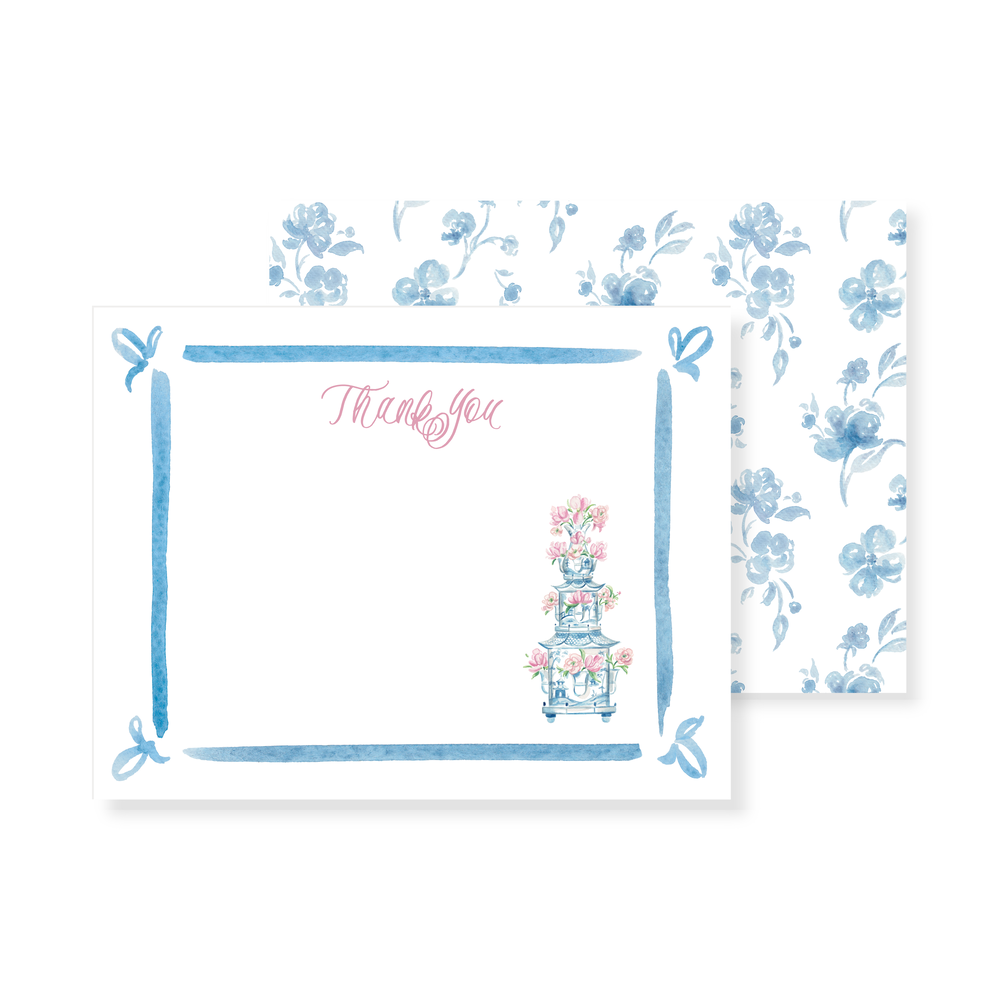 Blush Garden Rose Personalized Stationery Set — Simply Jessica Marie