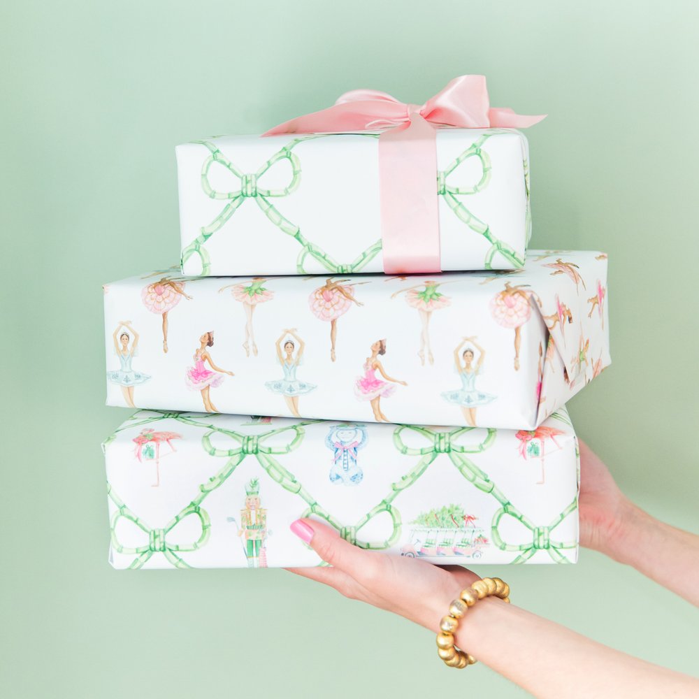 Peonies Watercolor Wrapping Paper Sheets — Simply Jessica Marie