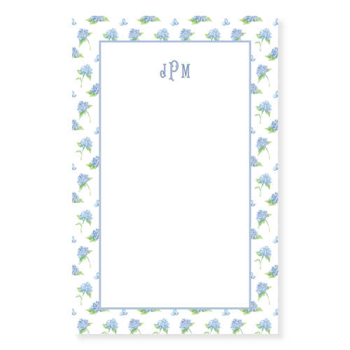 Blue Floral Personalized Stationery Set — Simply Jessica Marie