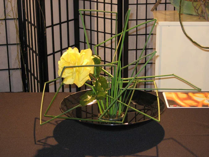 Materials: Flowers, leaves