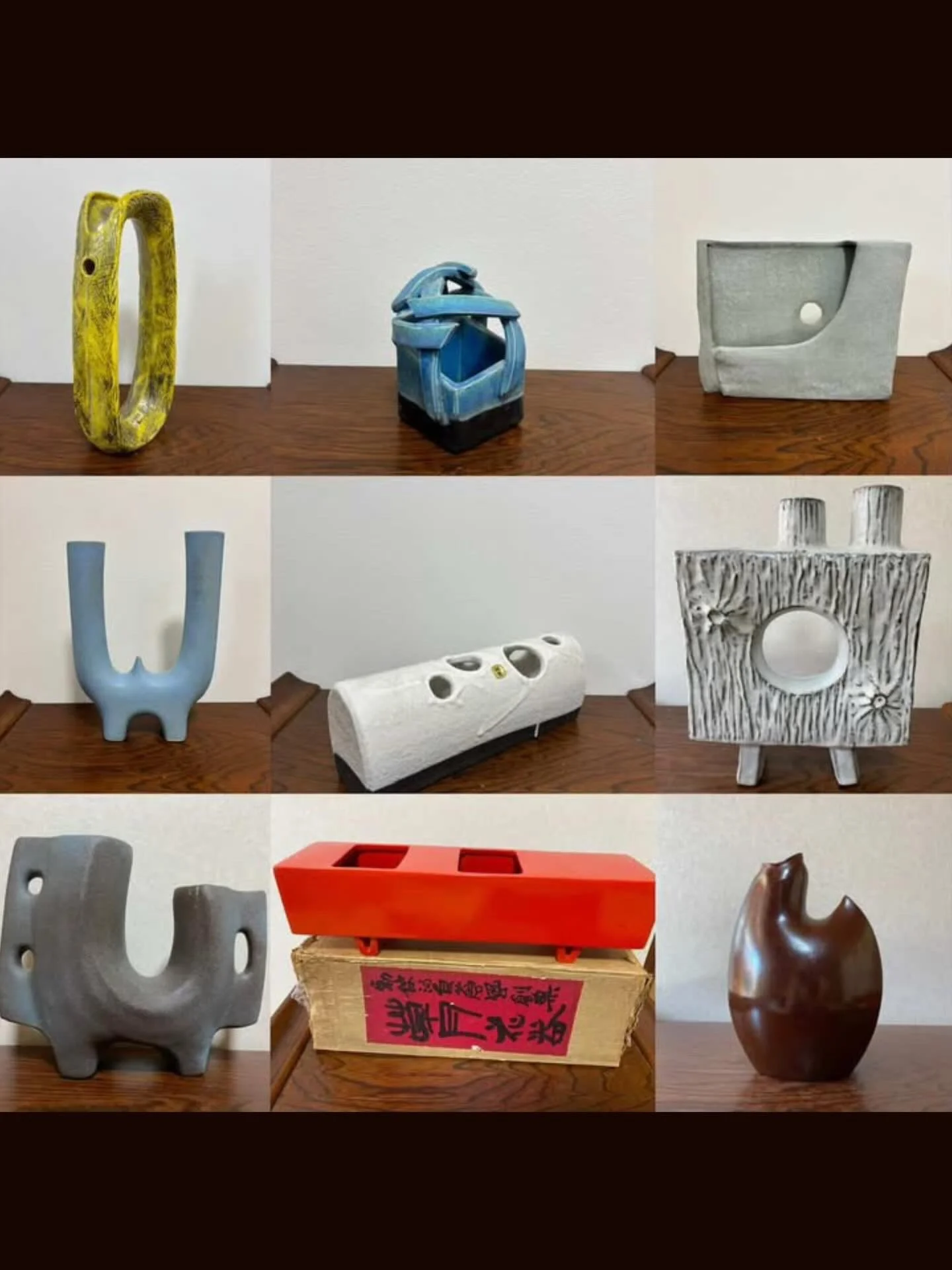 Mid-century collaboration workshop with @modernistikebana! Thank you so much for your collaboration with the workshop and your selection of gorgeous vintage vases! 
This workshop was led by Master Teacher @ursulapagels with the theme of using leaves 