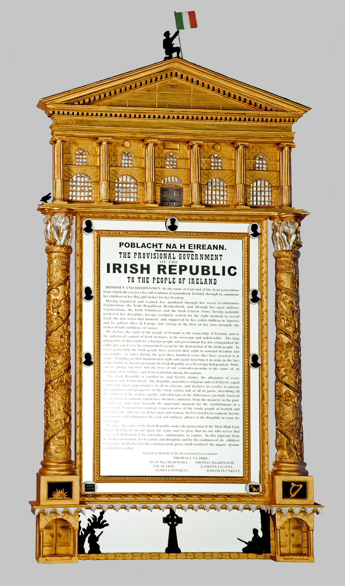 1916 Commemerative Mirror By Patrick Coffey