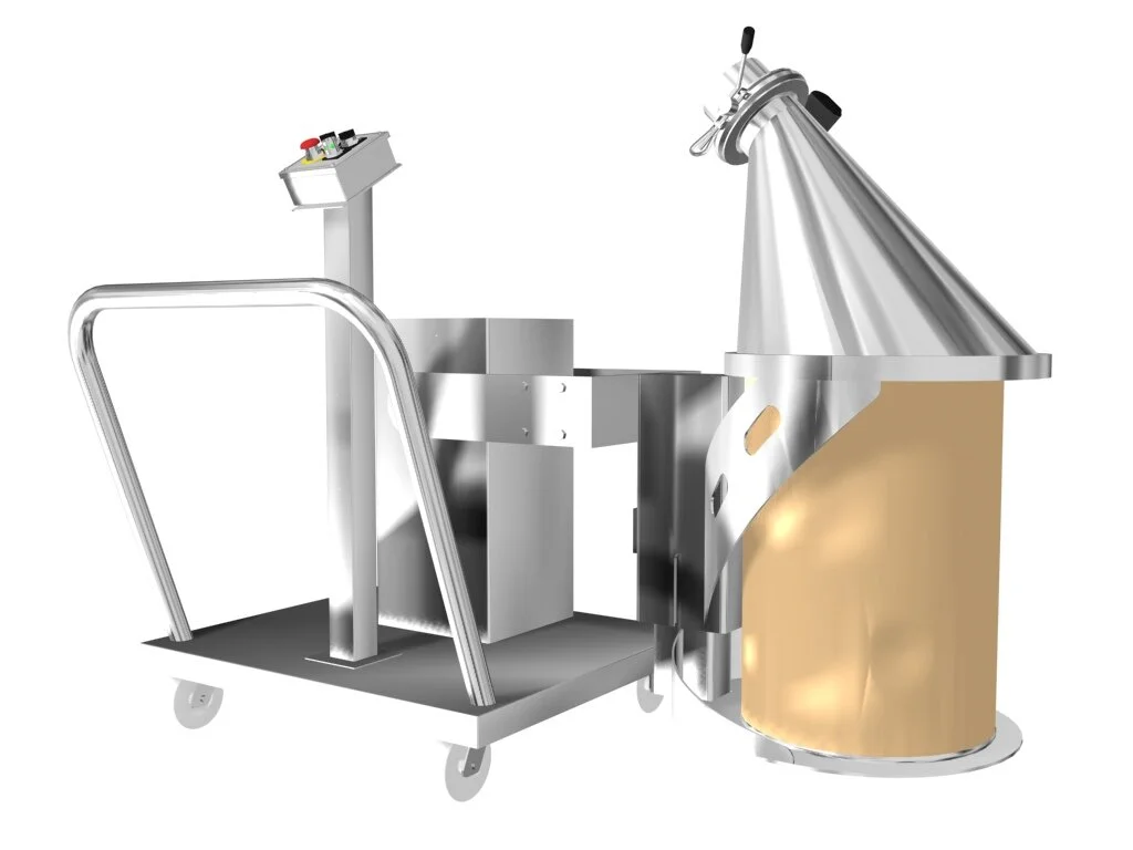 Drum tippers — Post Material Handling sanitary stainless steel drum lifts
