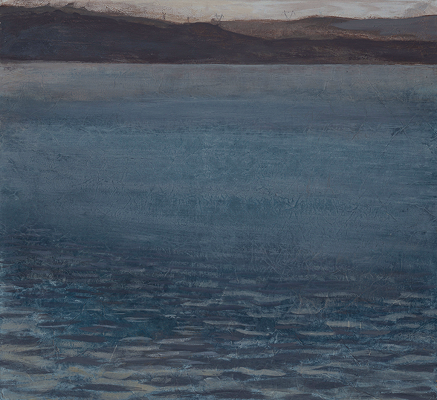 lake - mixed technique, 50x60cm