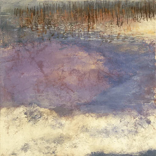 landscape - tempera on canvas, 35x35cm