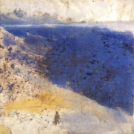 landscape - tempera on canvas, 35x35cm