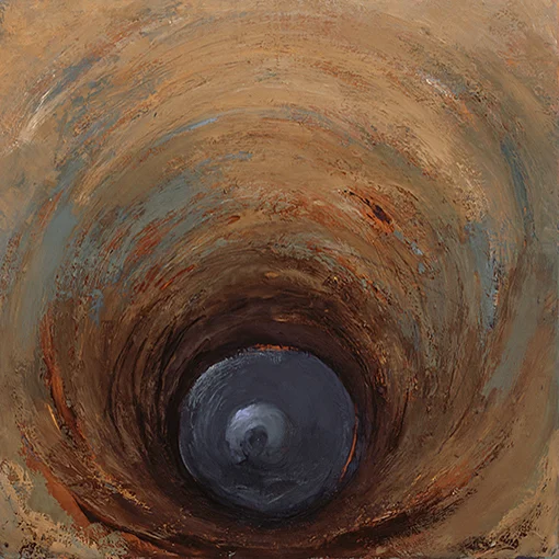 well - oil on canvas, 35x35cm