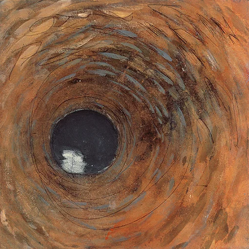 well - oil on canvas, 35x35cm