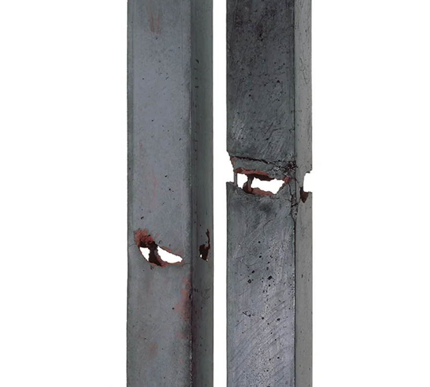 columns - cement installation (detail)