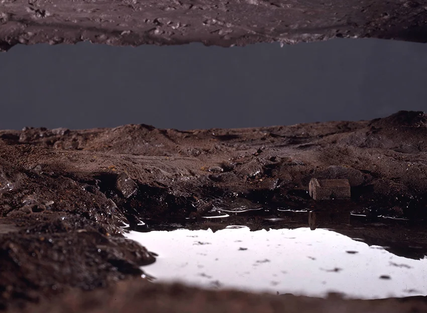 landscape - cement installation (inner details)