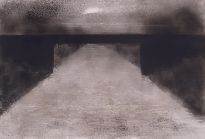 bridge, 1994 - drawing, 24x32cm