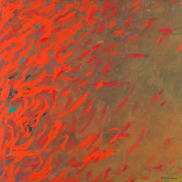 fire, 2013 - oil on canvas, 60x60cm