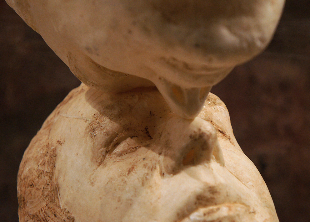 in be two in, 2013 - plastic film, polyurethane foam, detail