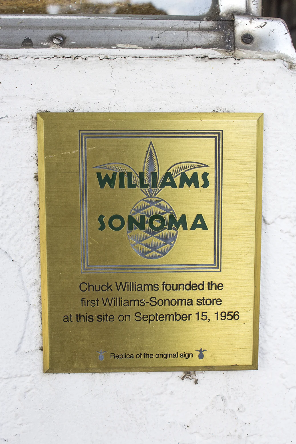 The location of the first Williams-Sonoma store. 601 Broadway, Sonoma.