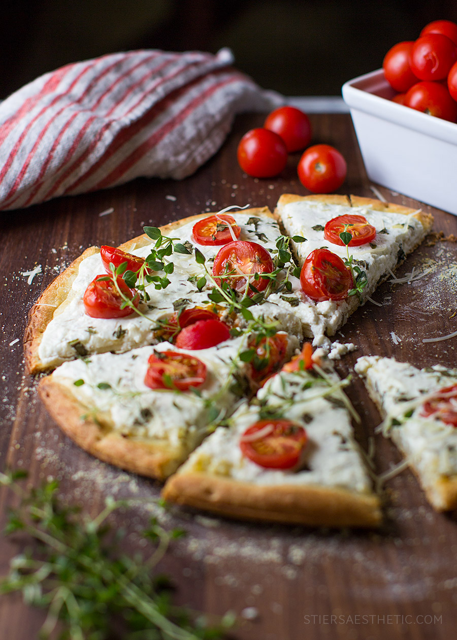Tomato Basil & Ricotta Pizza — Jonathan Stiers