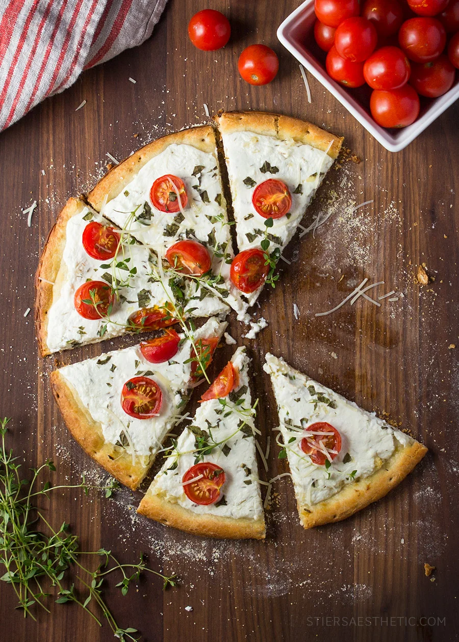Tomato Basil & Ricotta Pizza — Jonathan Stiers