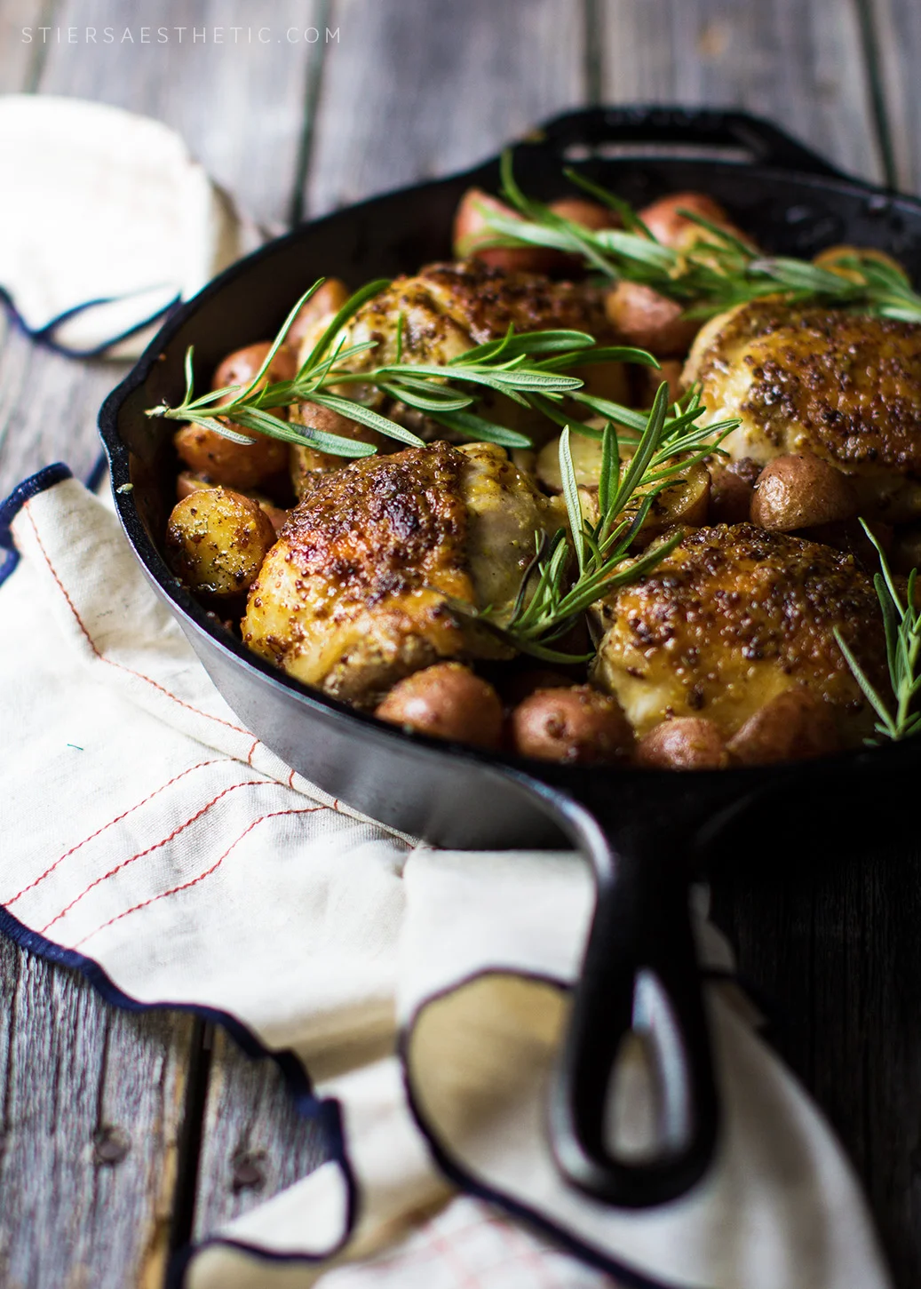 Honey Mustard & Rosemary Chicken — Jonathan Stiers