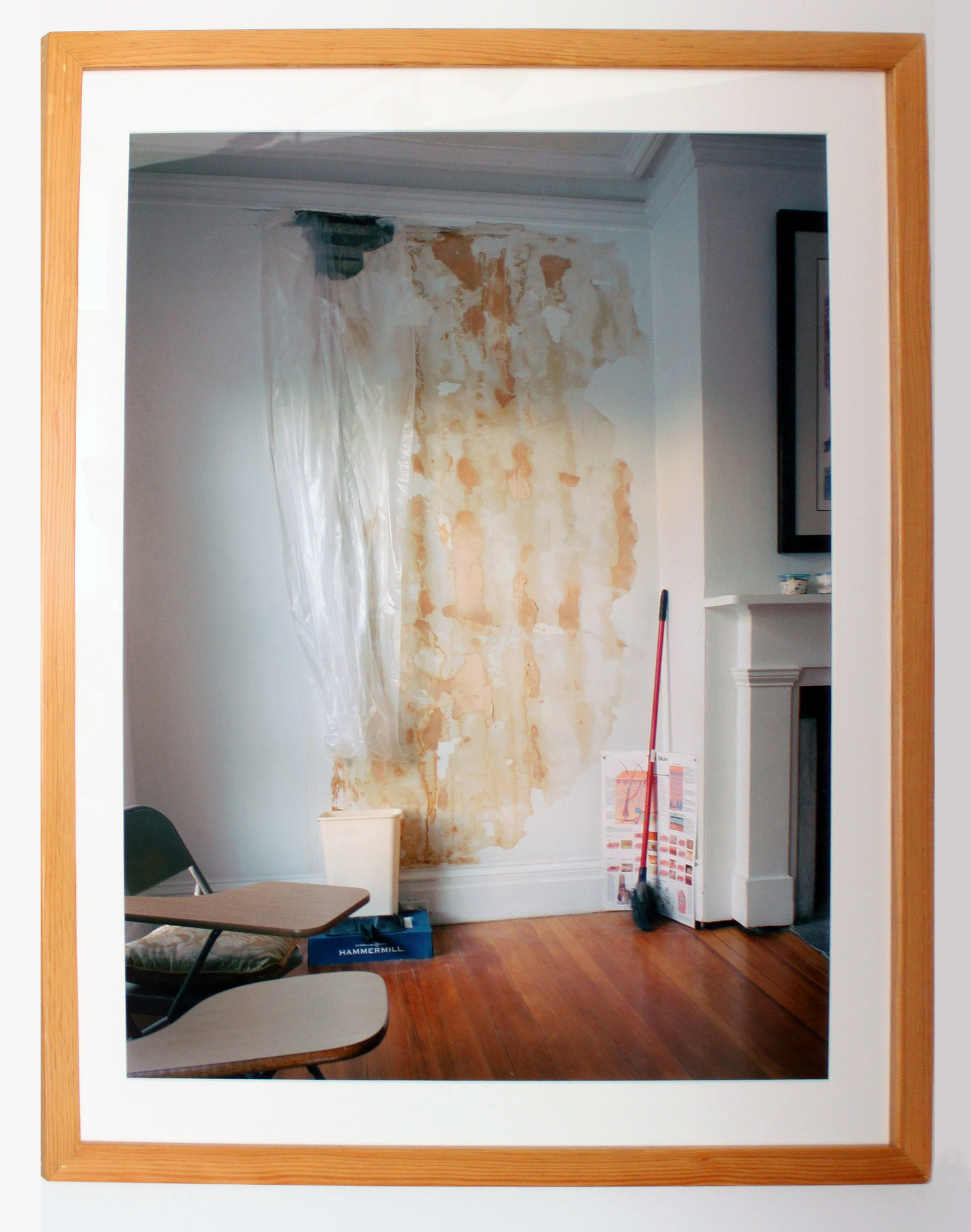 Lindsey Filowitz, Skin Wall , 2011; 120mm film; 30 x 24 inches; Framed: 34 1/4 x 28 inches