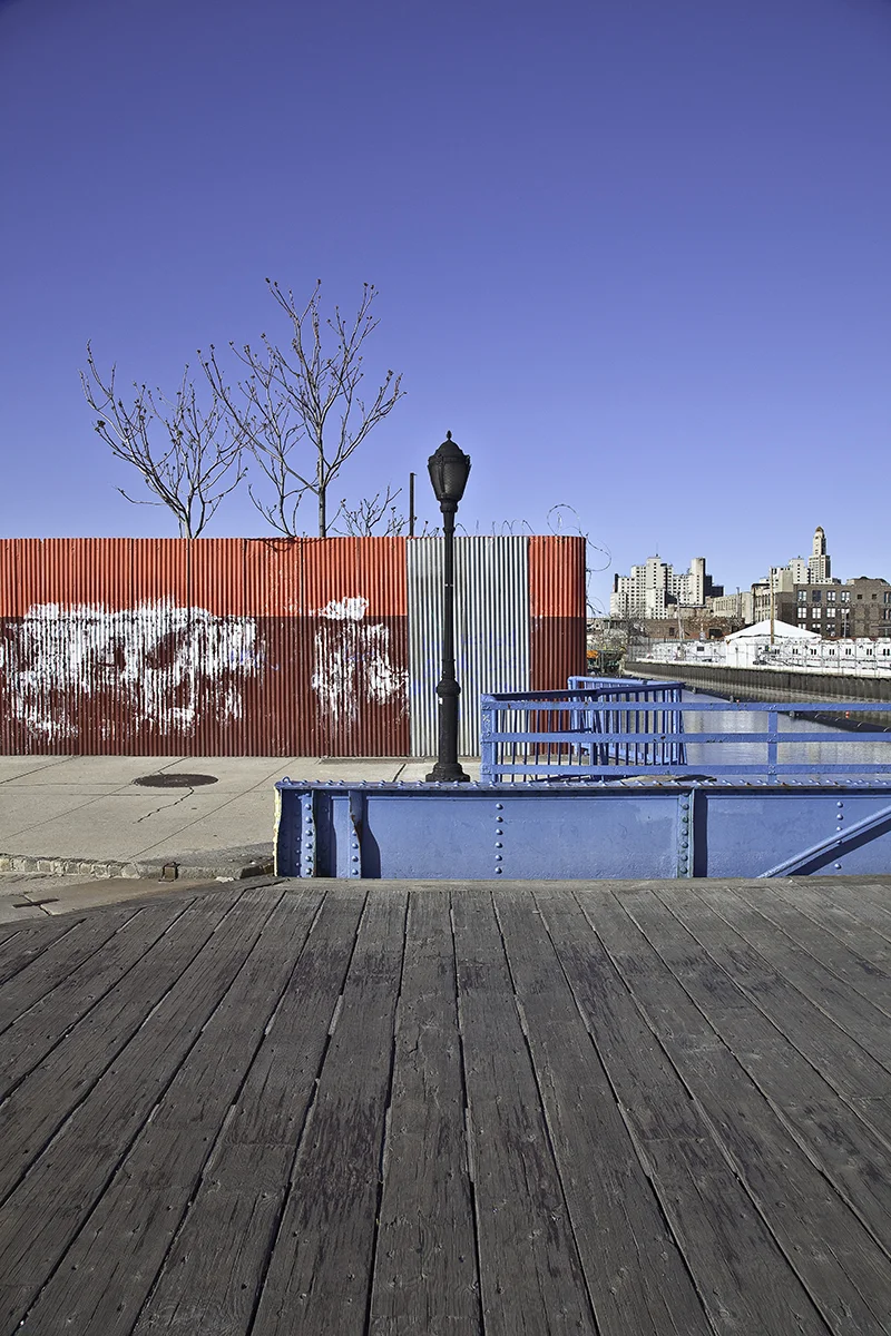 View from the Carroll Street Bridge, Gowanus Canal , 2010; Archival pigment print; 17 x 11 inches