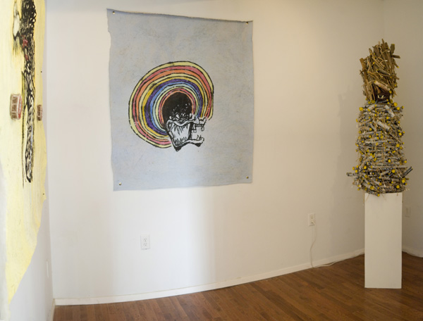  Installation view: Mark Cannariato,&nbsp; On east ease mines and my diamondsss , Peninsula Art Space, Brooklyn, New York, 2013 