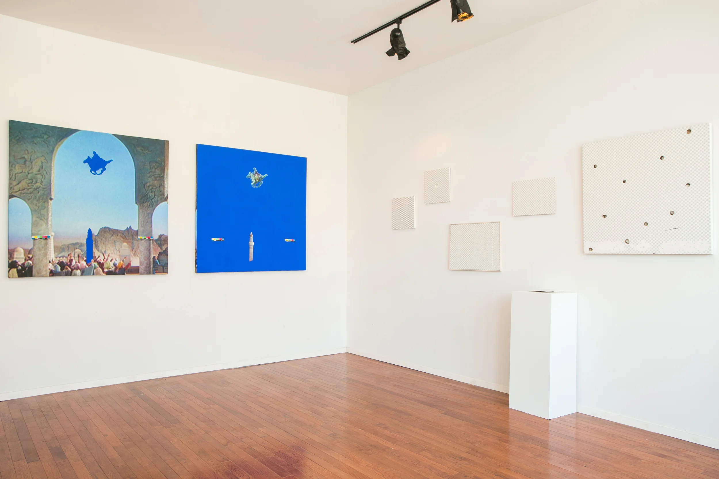  Installation view: Vanessa Hodgkinson, P R E I M A G E, Peninsula Art Space, Brooklyn, New York, 2014 