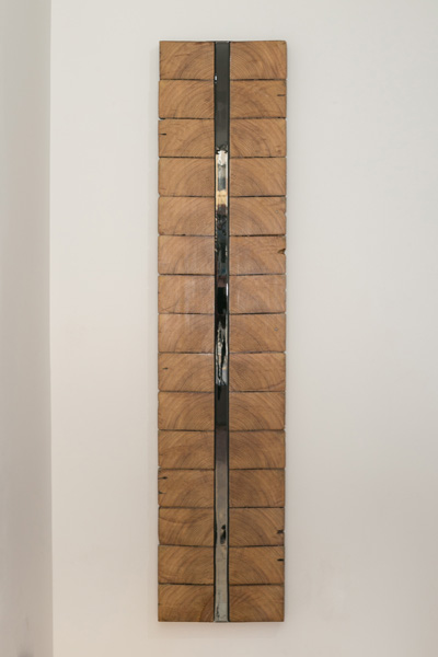  Guy Nelson  Bloodlines  2013 Resin, reclaimed wood 62 x 13.5 x 2 inches   