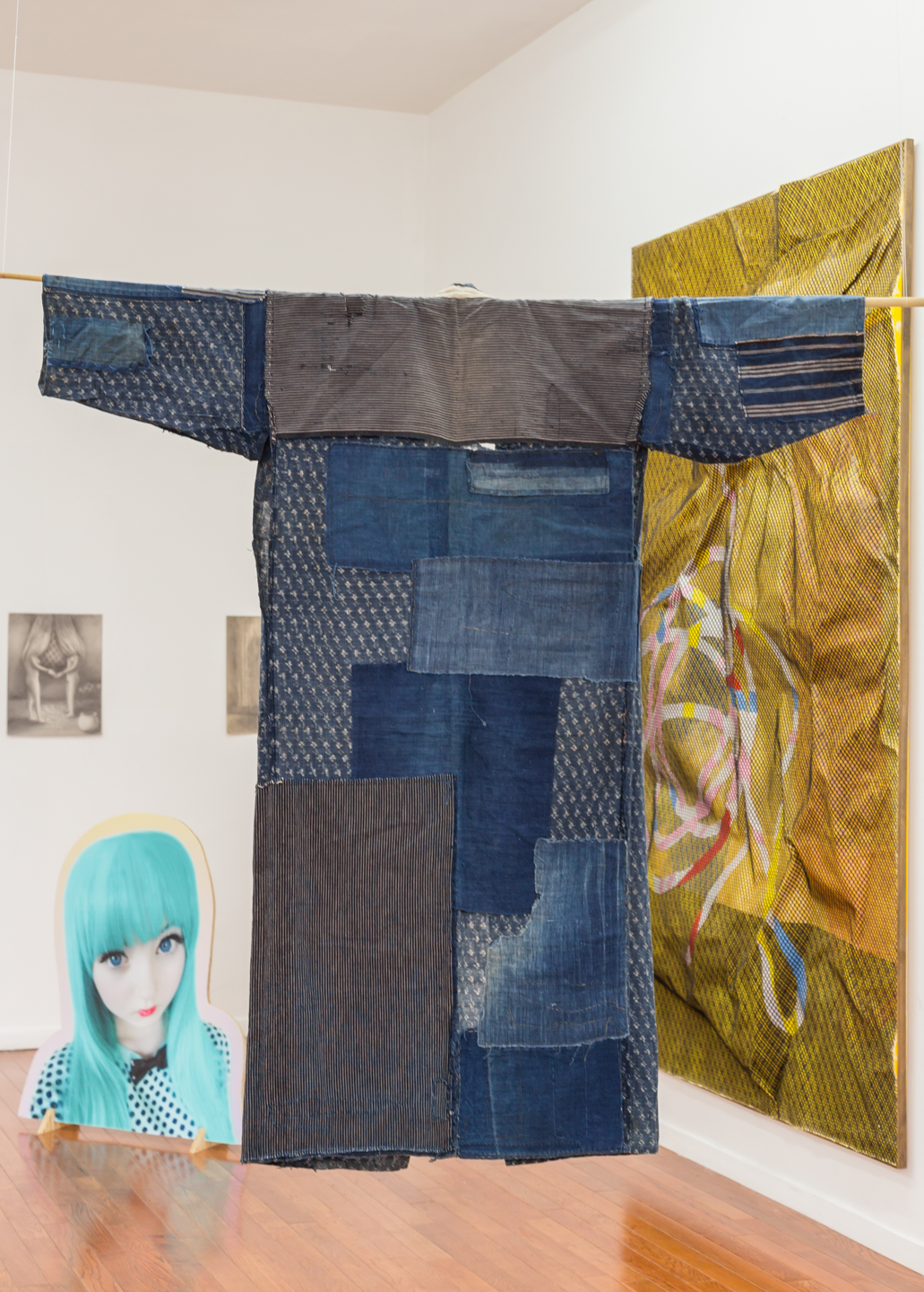 Boro kimono, Late 19th-early 20th century Indigo dyed cotton