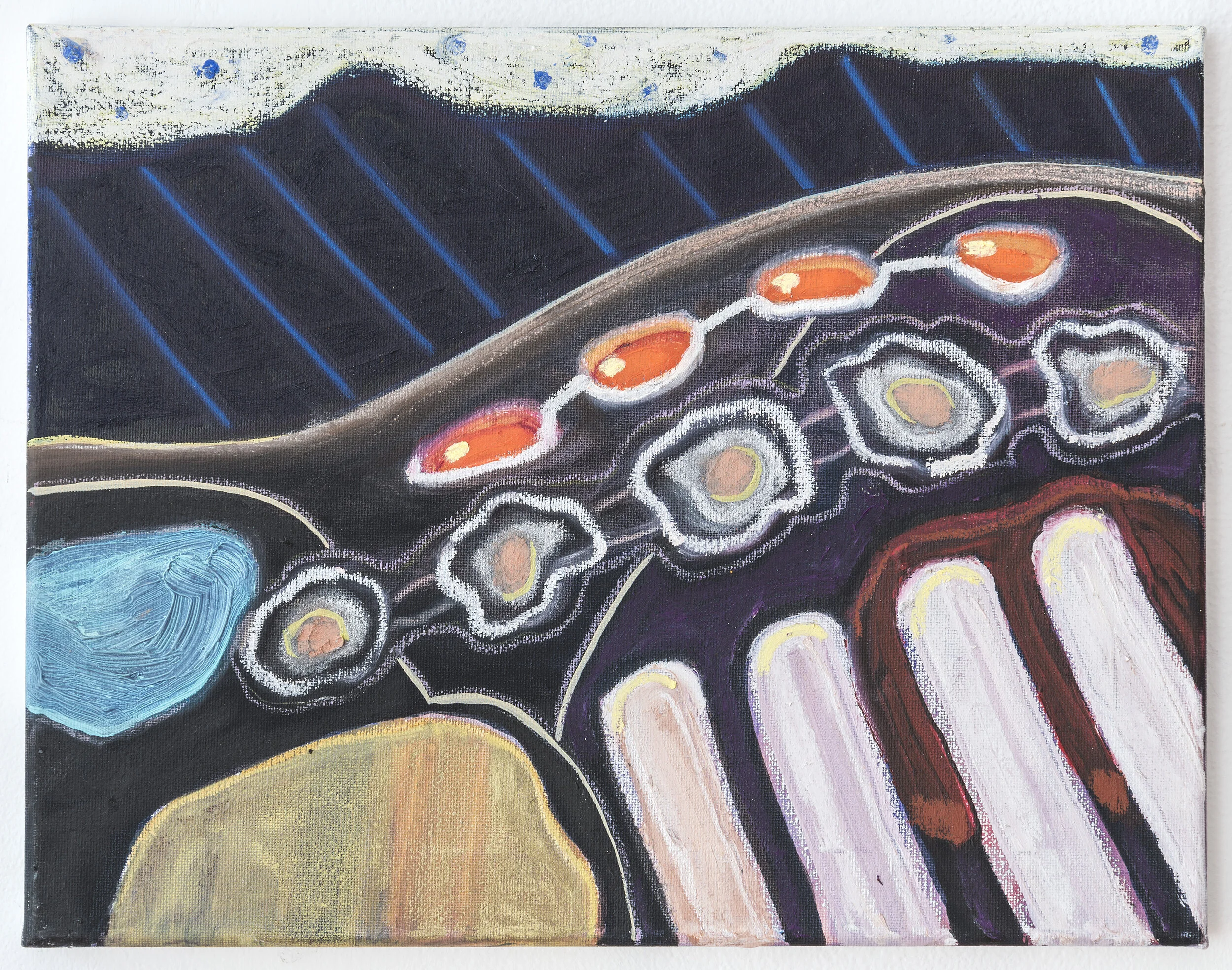 Georgia Elrod_Sleeping_2018_Oil and pastel on canvas_11” x 14”.jpg