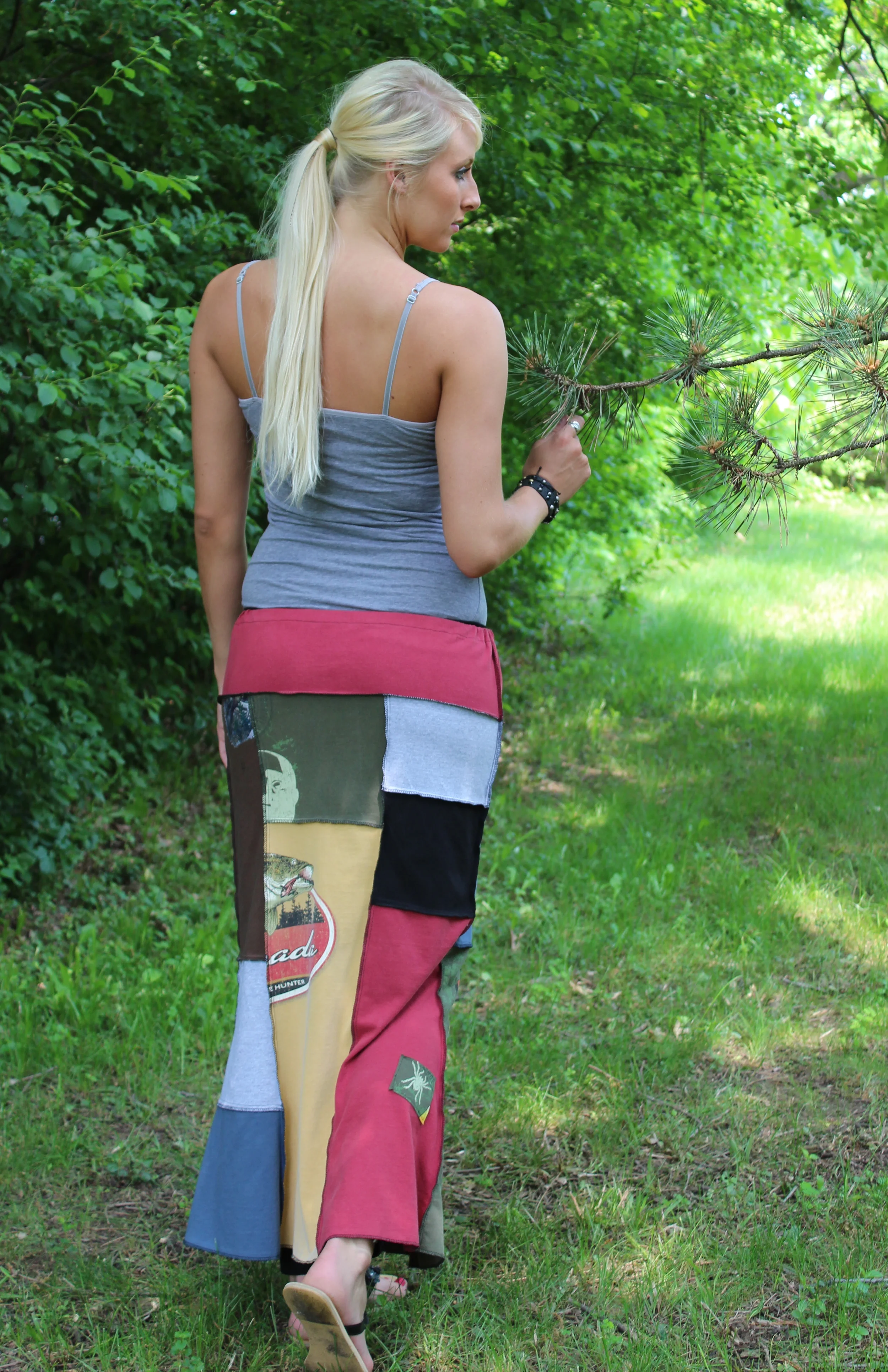 Long Skirt - Back View