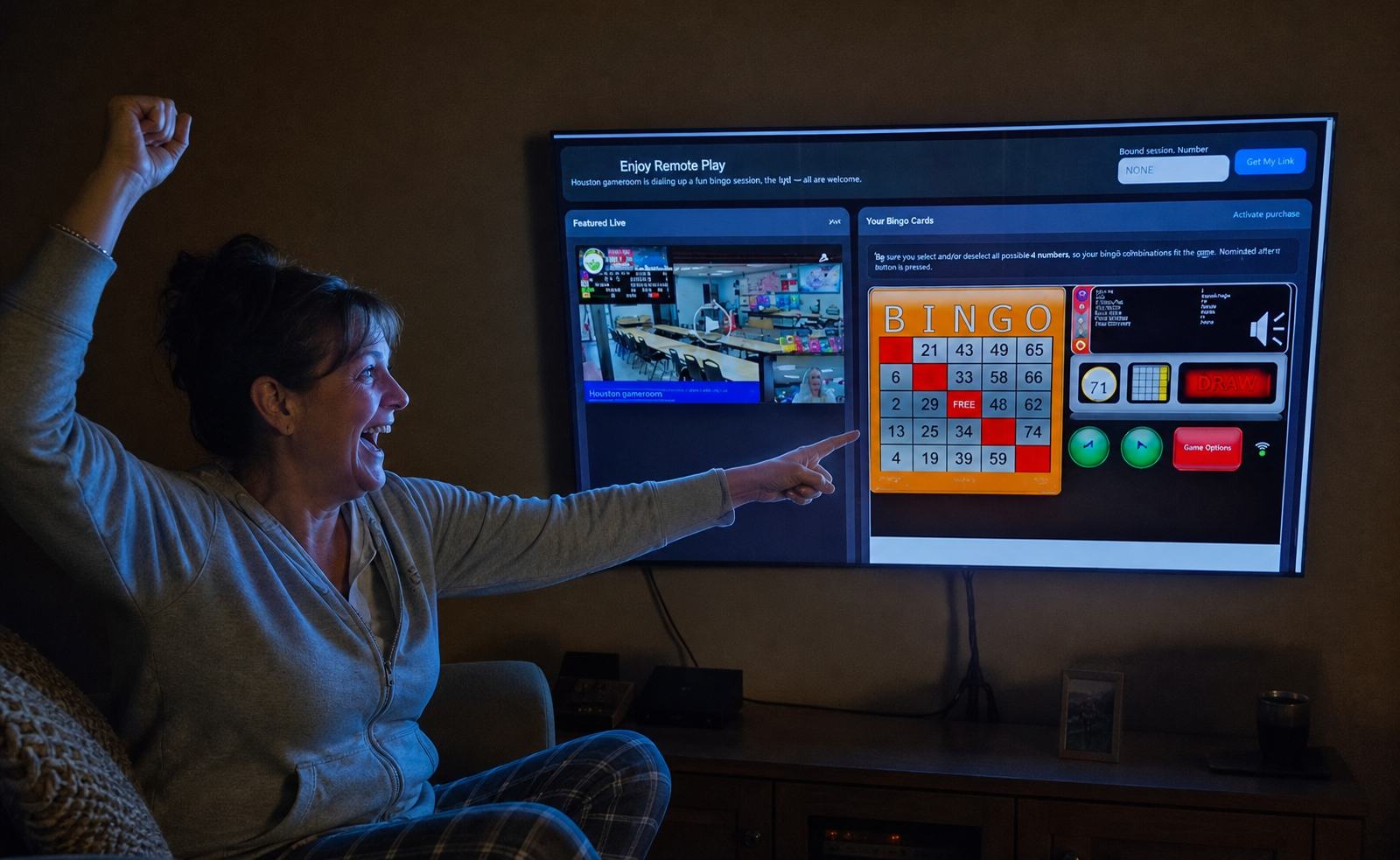 Remote Bingo - Live bingo from your hall