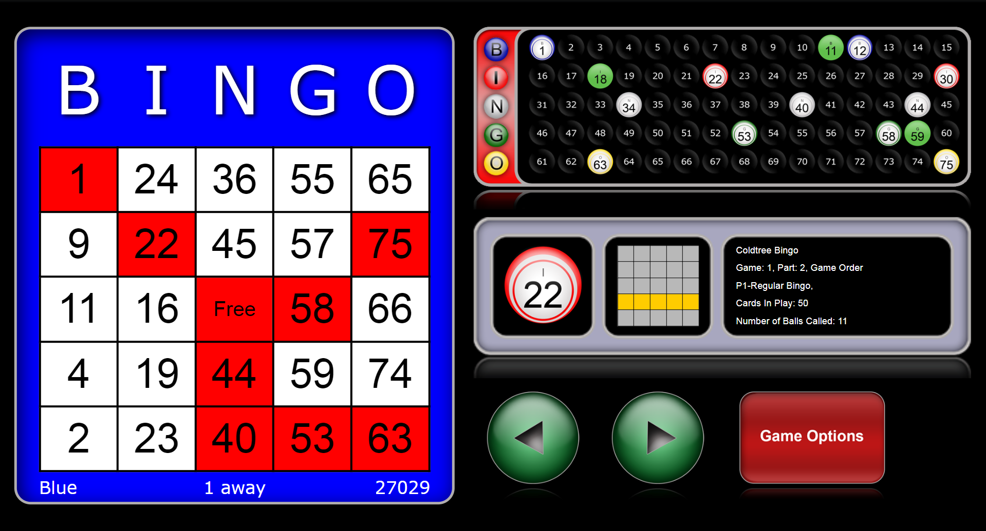 Browser-Based Bingo Handset