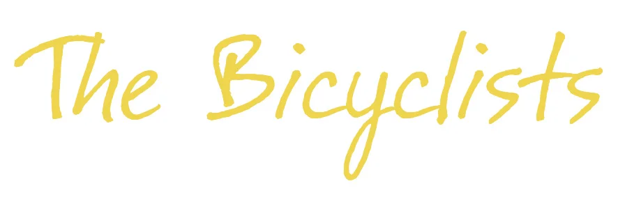 The Bicyclists movie logo. The film, created after the web series, took a turn toward the dramatic. The new logo reflects that change in direction by balancing gentle beauty and reflection, while still moving forward.