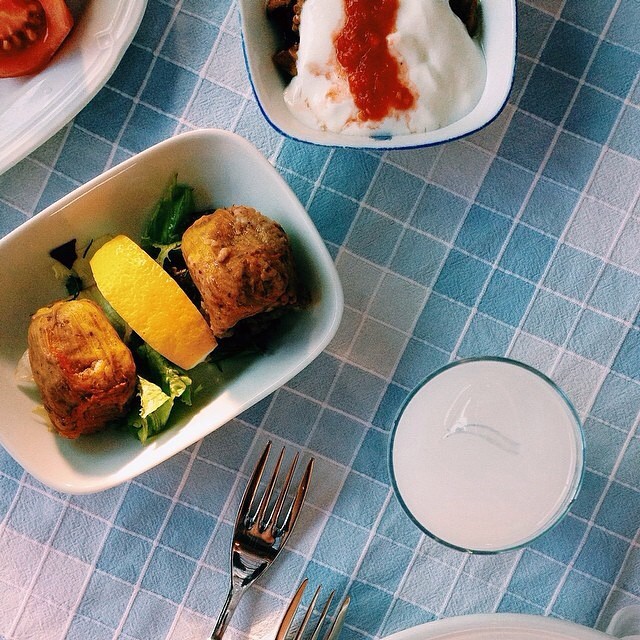 Located in Kosuyolu, Kadikoy, Radika is my new favourite restaurant in the city. You can try a good range of Aegean cuisine but my personal recommendations are “kabak cicegi dolmasi” and “ot kavurmasi” with a glass of “raki” of course. - @ohhappystudio