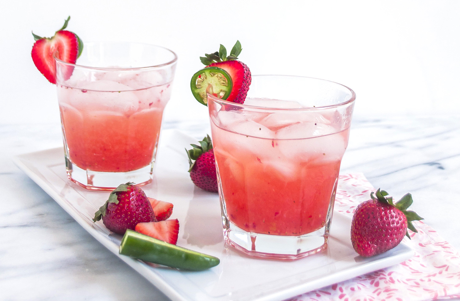 spicy strawberry daquiri