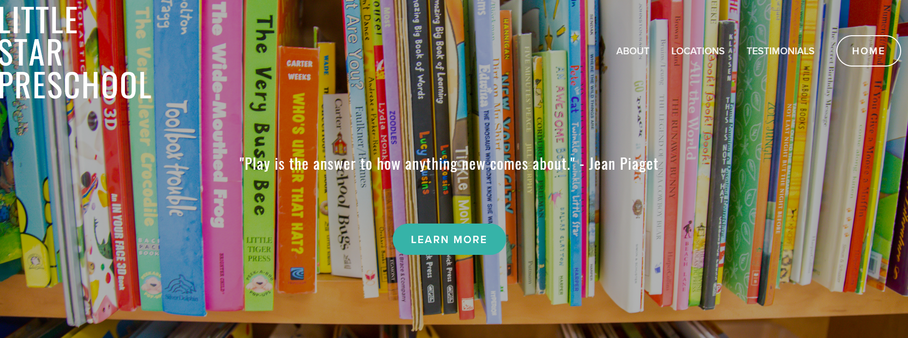 LITTLE STAR PRESCHOOL / WEBSITE / WEBSITE DESIGNER + DIGITAL COPYWRITER + EDITOR