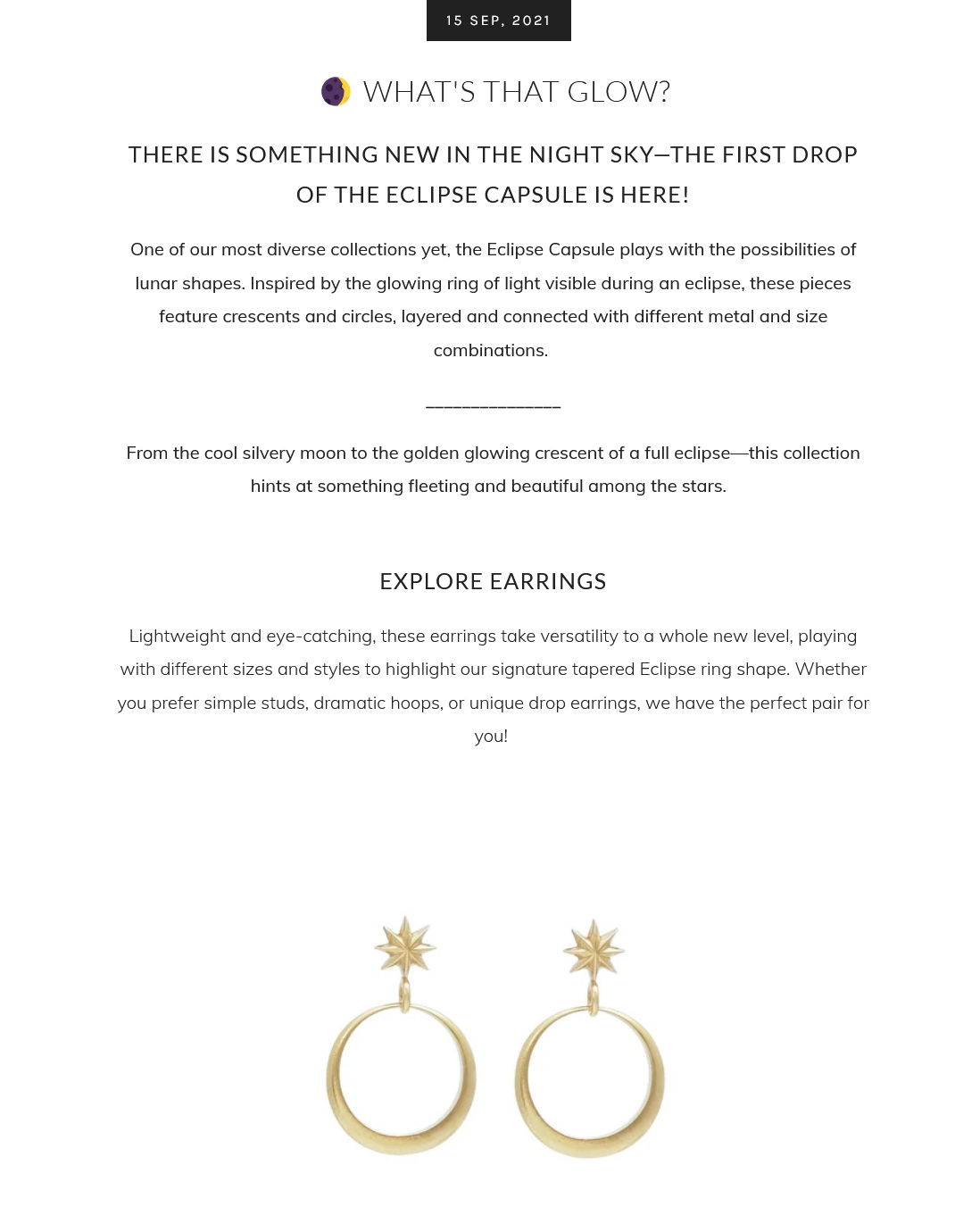 CIELOMAR JEWELRY / PRODUCT DESCRIPTION COPYWRITER