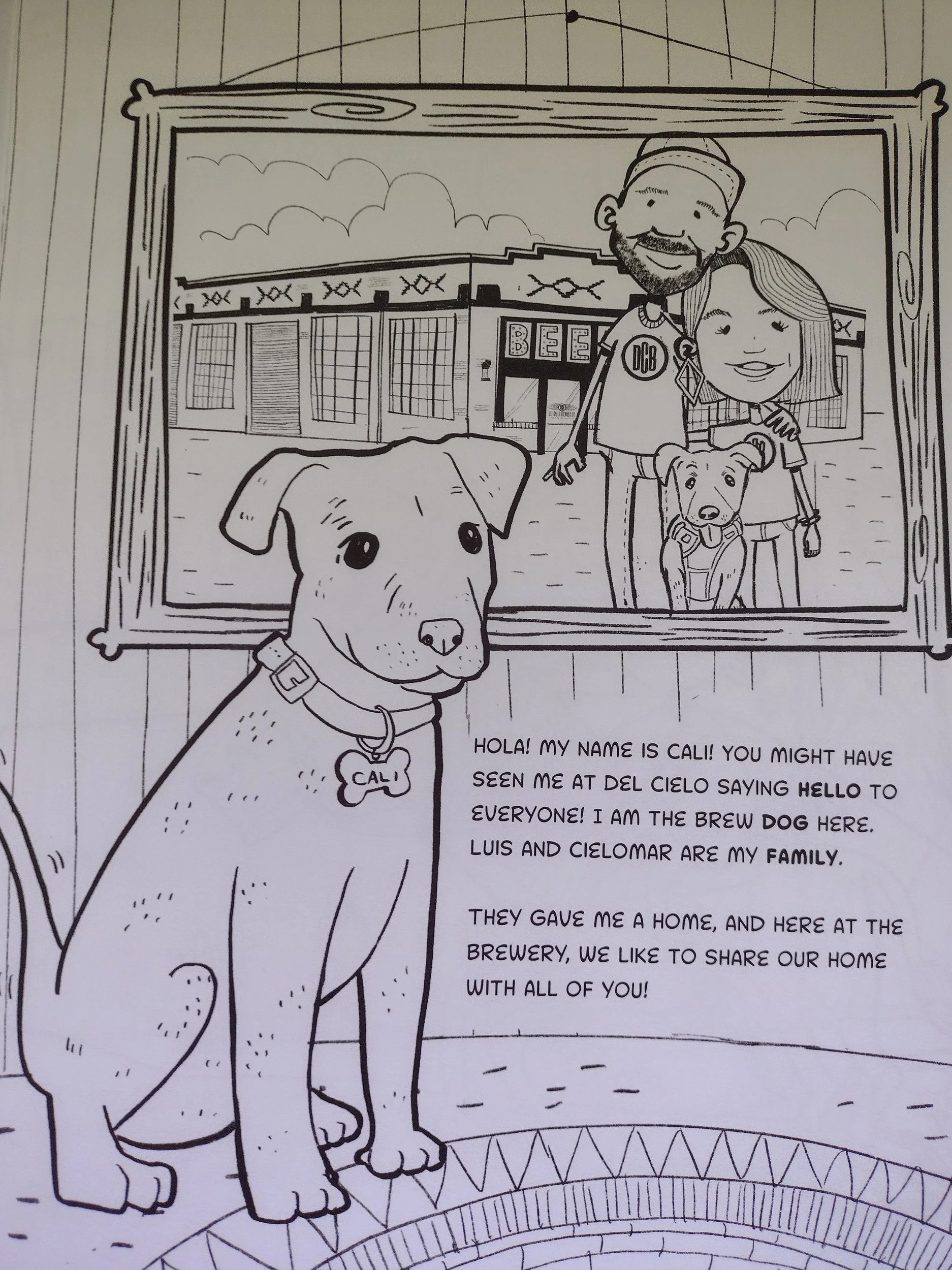 DEL CIELO BREWING CO. / NUESTRAS AVENTURAS: A COLORING BOOK
