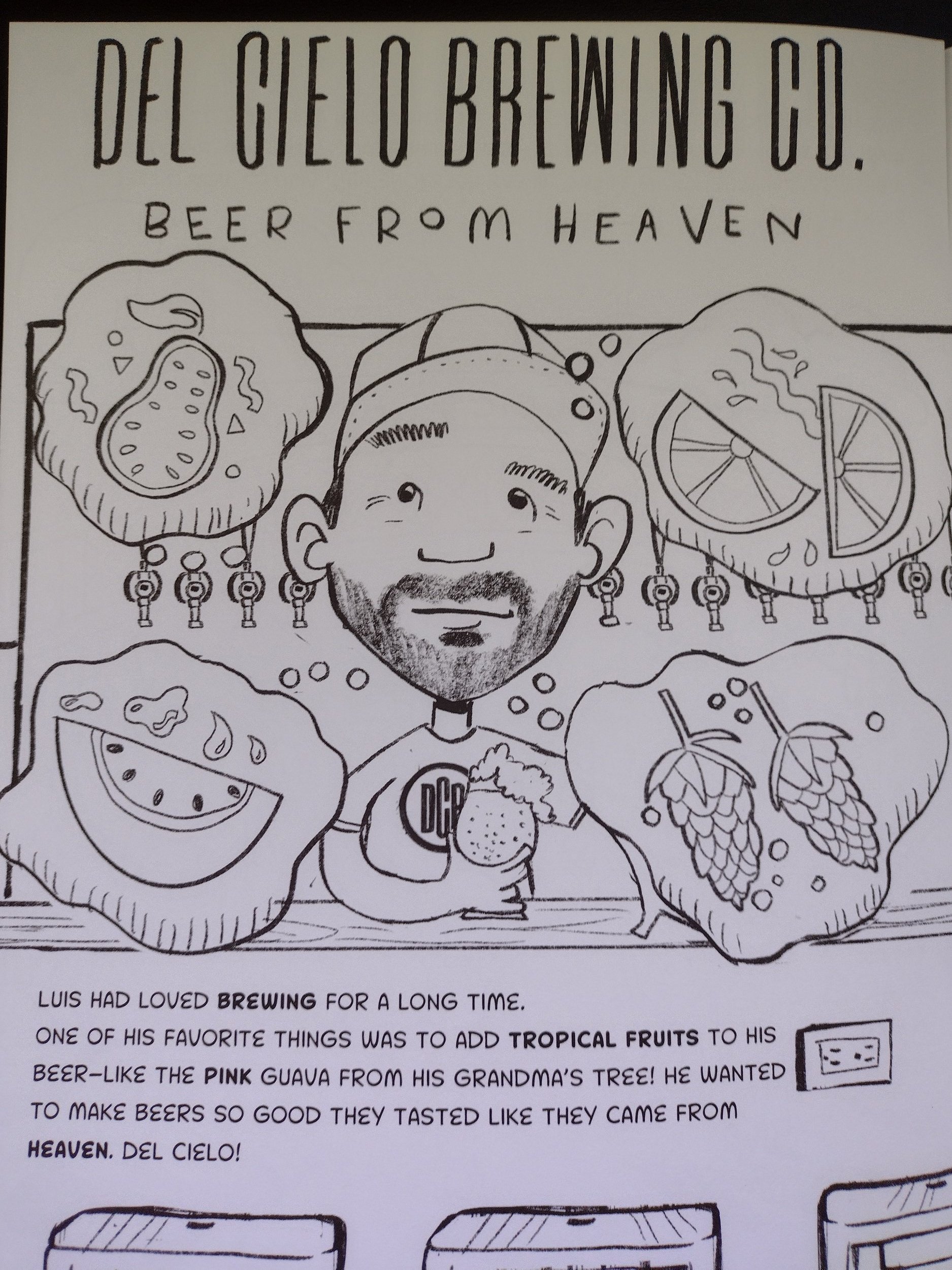 DEL CIELO BREWING CO. / NUESTRAS AVENTURAS: A COLORING BOOK
