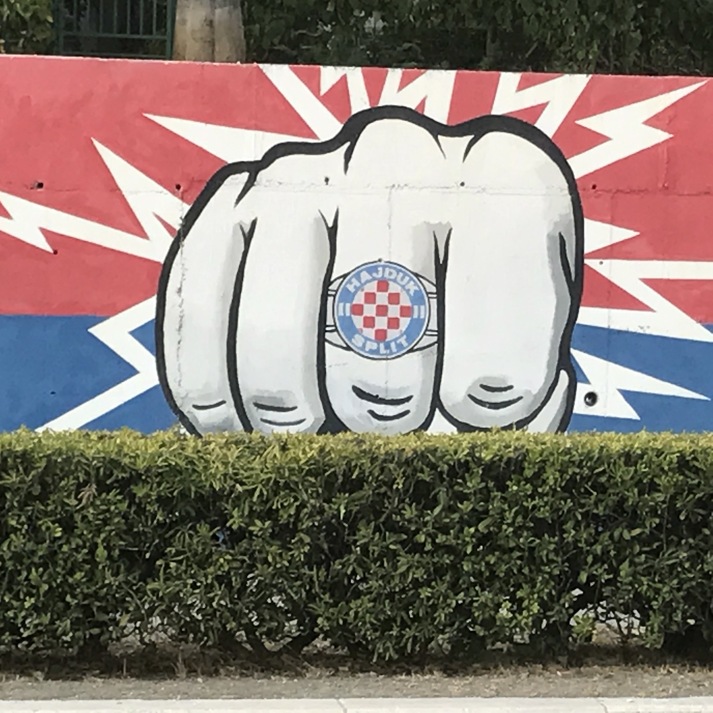 Hajduk Split graffiti  Splits, Graffiti, Soccer club