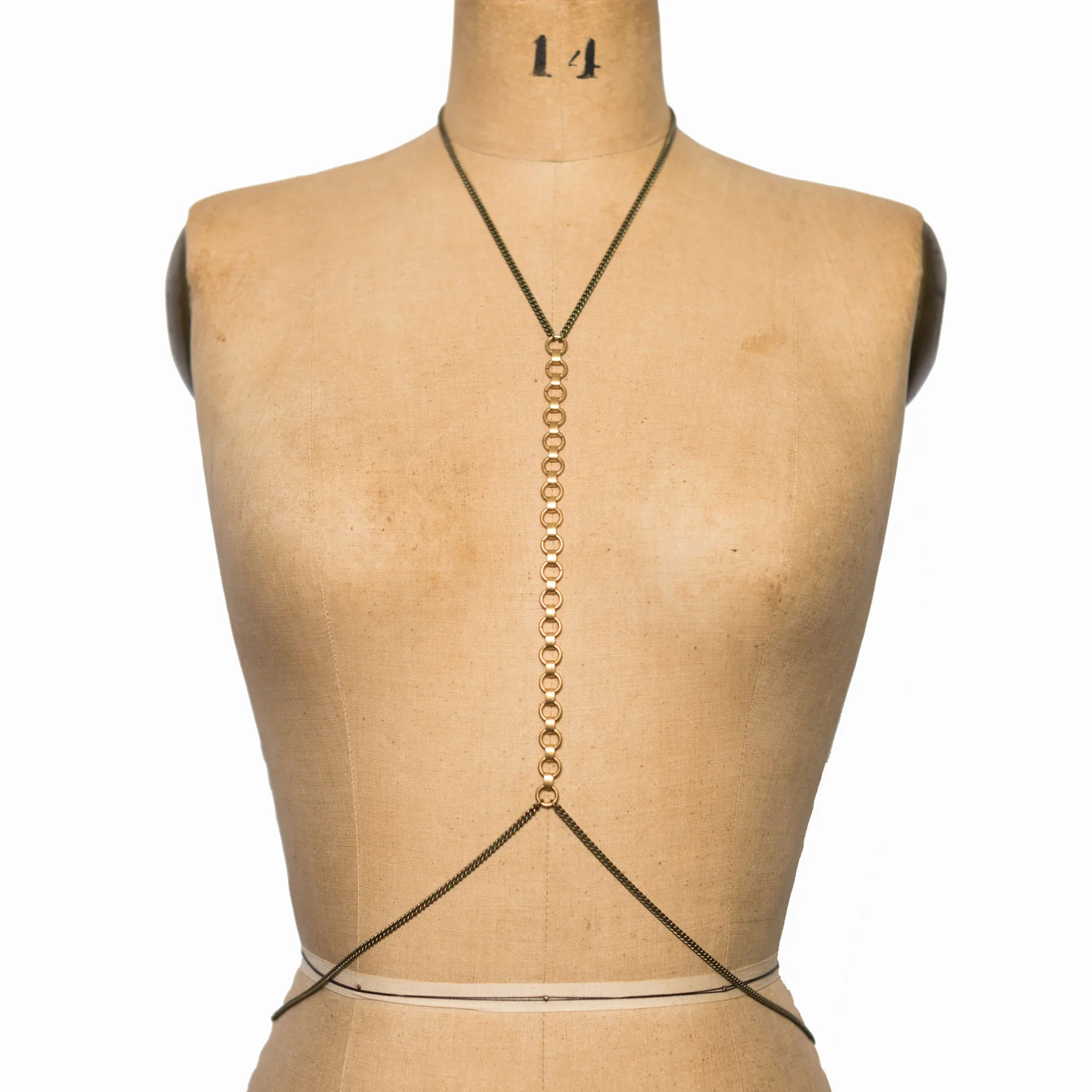Dolorous Jewelry Kayla Choker Body Chain Harness Necklace Bikini Jewelry