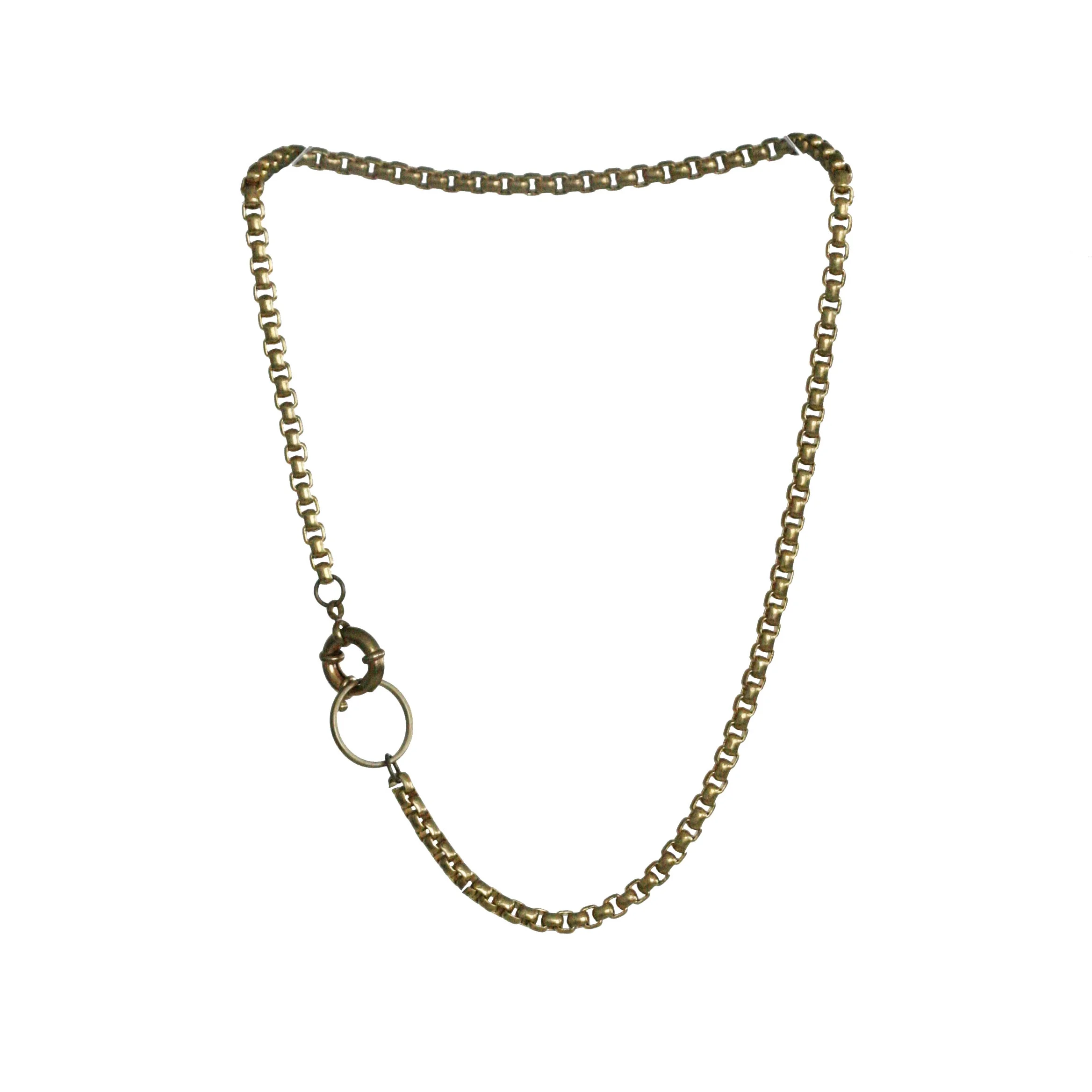 Dolorous Heavy Chain Brass Unisex Necklace.jpg