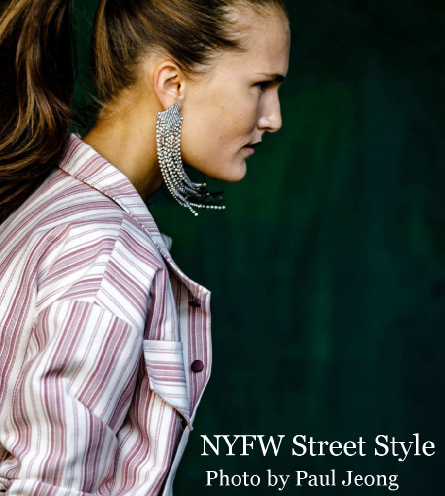 NYFW Street Style Statement Earrings Trend
