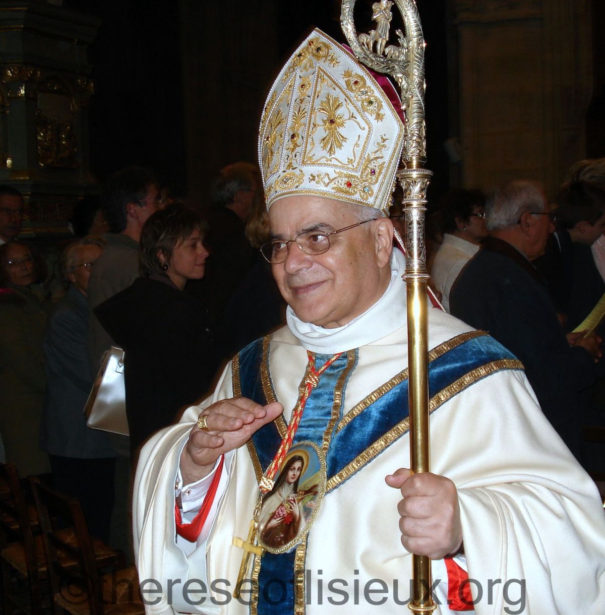 Cardinal Saraiva Martins--presided at beatification of Louis and Zelie Marti