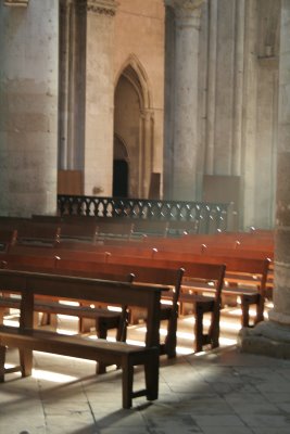 Interior of St. Pierre's with daylight