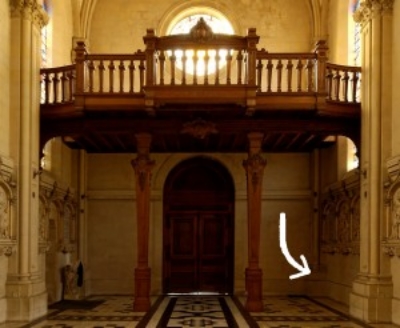 the future site of the tomb of the servant of god, leonie martin, in the chapel of the monastery of the visitation at caen. photo credit: visitation at caen.