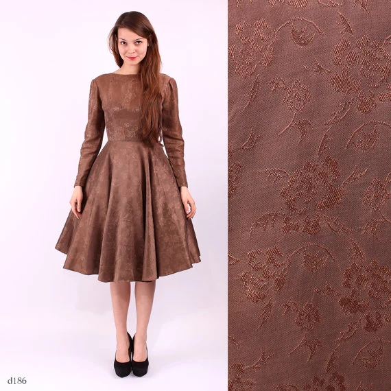 1950s Dress / 50s Party Dress / sz Small, Petite