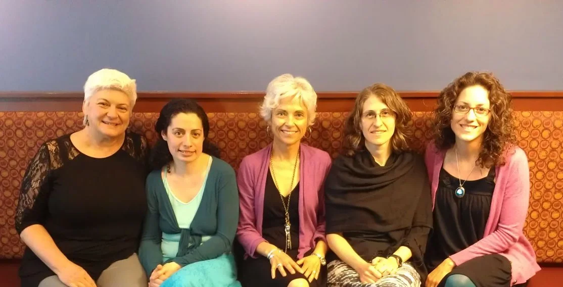 June 2013 with Lisa Leger, Mariana Bernstein, Laura Wershler, Ilene Richman, and Colleen Flowers